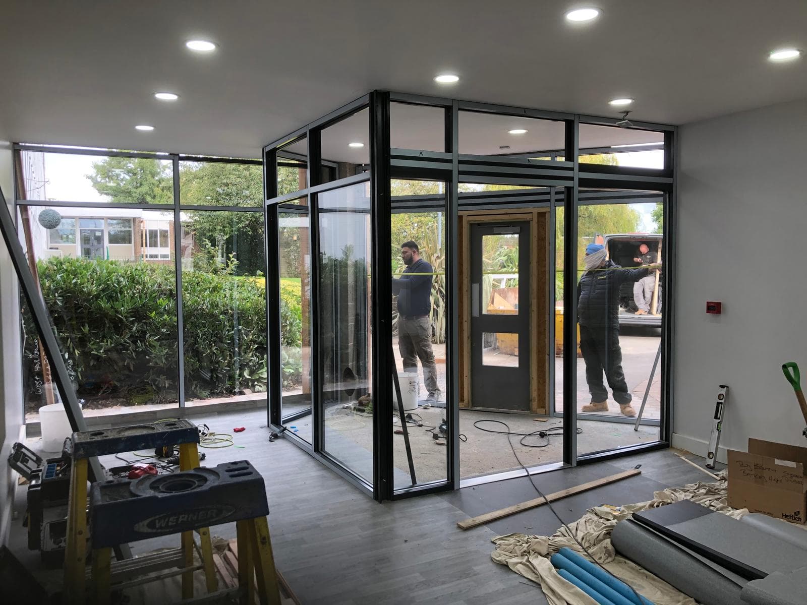 Upper Batley High School Reception Extension — Project stage 2