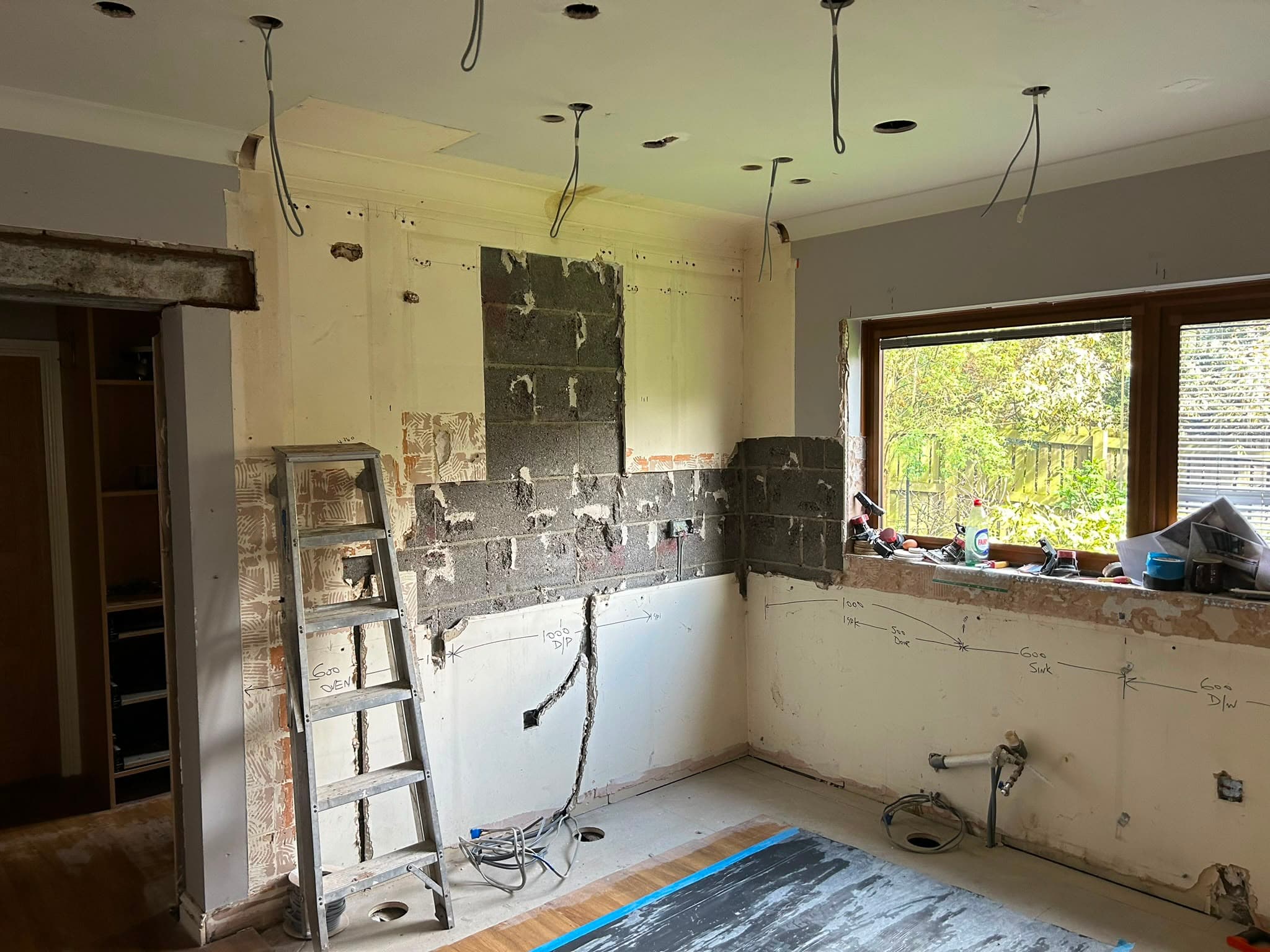 Property Works — Liversedge — During